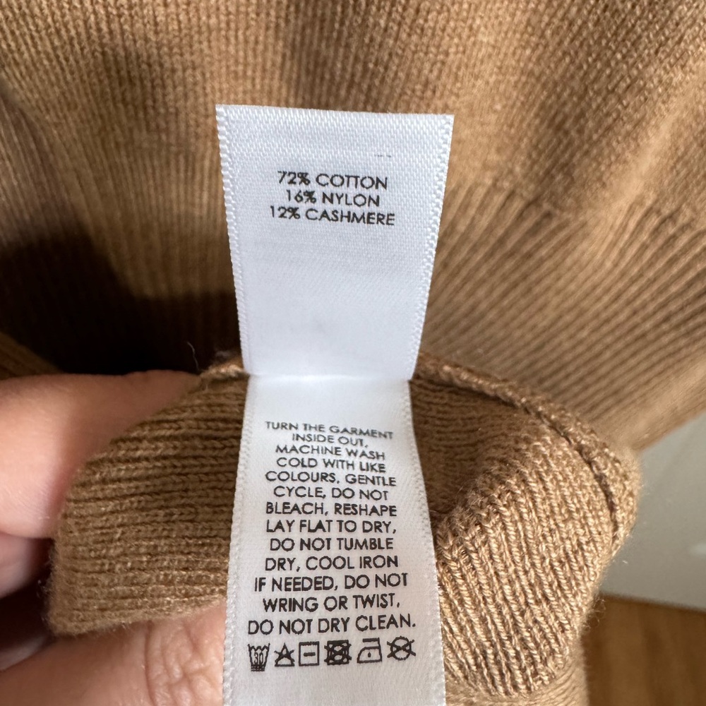 Unsubscribed Tan Sweater Dress XL $248 retail - Picture 4 of 4